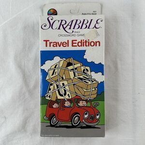 1987 Vintage Scrabble Crossword Game Travel Edition New In Box Sealed 2-4 Player